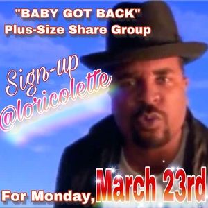 CLOSED “Baby Got Back” Weekly Share Group